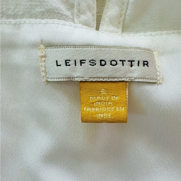 Anthropologie Leifsdottir Cloud White Cotton Sheer Maxi Dress Size S - Picture 8 of 9